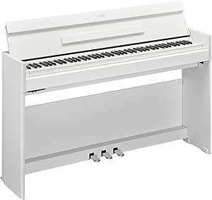 Yamaha YDPS55 Arius Series Slim Digital Console Piano, White, 88-Key