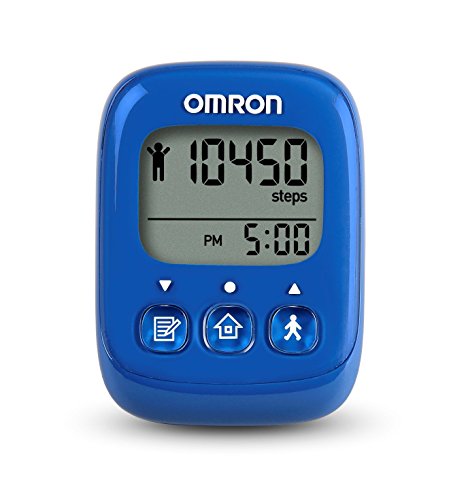 Omron HJ-325 Alvita Ultimate Pedometer, Blue