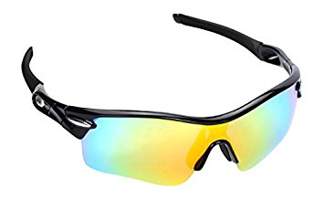 multifun Polarized UV400 Protection Sports Sunglasses with 5 Interchangeable Lenses for Men Women Cycling Running Glasses for All Outdoor Activities