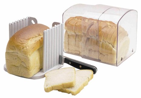 Bread Fresh, Adjustable Bread Keeper with Slicing Guide