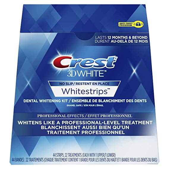 Crest 3D White Whitestrips Professional Effects, 22 Treatments