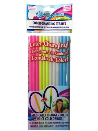 Magic Cool Change Reusable Color Change Straws