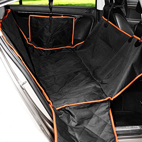 Tenwell Pet Car Seat Cover Waterproof Scratch Proof Nonslip Backing Hammock,Durable and Machine Washable Pet Seat Covers for Cars SUVs