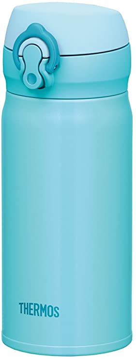 Thermos Water Bottle Vacuum Insulation Cellular Phone Mug [one-Touch Open Type] 350ml Sky Blue JNL-352 Sky