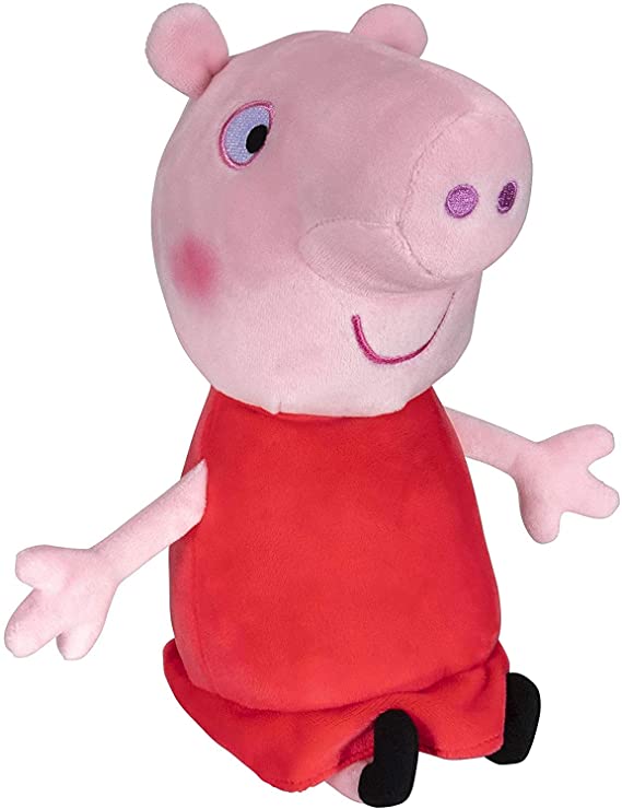 Peppa Pig Plush, 8 Inch Tall, Soft and Squishy Plush from The World of Peppa – for Play Time, Travel Time, and Bedtime - Toddler Toys - Amazon Exclusive