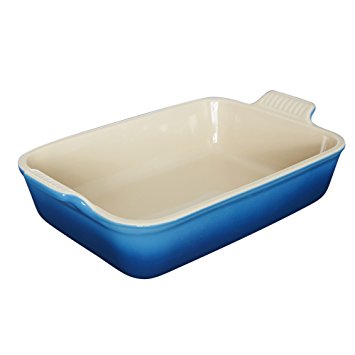 Le Creuset Heritage Stoneware 12-by-9-Inch Rectangular Dish, Marseille