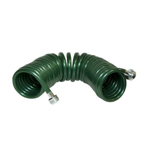 Plastair SpringHose PUWE625B94H-AMZ Light EVA Lead Free Drinking Water Safe Recoil Garden Hose Green 38-Inch by 25-Foot