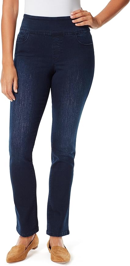 Gloria Vanderbilt Women's Amanda Pull on High Rise Jean