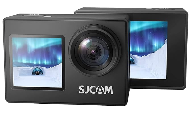 SJCAM SJ 4000 pro 4k 3fps Action Camera with Dual Screen / 16 MP WiFi Action Camera with 2.0” HD Main Screen and 1.3” Front Screen