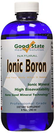 Good State -Liquid Ionic Minerals Boron (96 Days At 5mg. - Plus 2 Mg Fulvic Acid)
