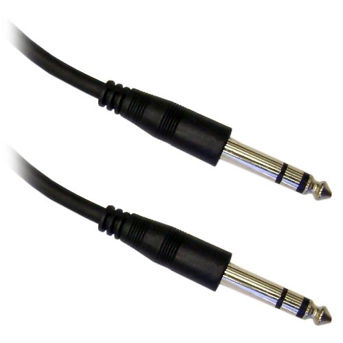 C&E CNE40292 6-Feet 1/4-Inch Stereo Audio Patch Cable, 1/4 Male