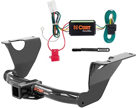 CURT Class 3 Trailer Hitch Bundle with Wiring for 2014-2016 Subaru Outback - 13206 & 56040