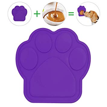 CloudWave Dog Bath Toy, Bath Buddy for Pets, Dog Lick Pad Spreading Peanut Butter to Make Bath Time Easy and Funny, Durable & Premium Dog Bath Grooming Accessories