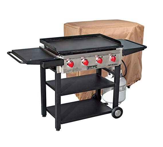 Camp Chef Flat Top Grill 600 with Patio Cover - Bundle