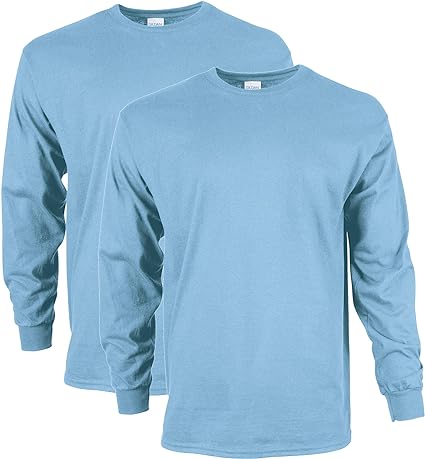 Gildan Adult Ultra Cotton Long Sleeve T-Shirt, Style G2400, Multipack