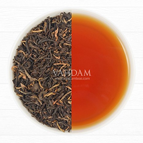 Exotic Assam Tea Leaves with IMPERIAL GOLDEN TIPS, 2016 HARVEST, Black Tea - Malty, Rich & Flavoury (50 Cups), Loose Leaf Tea Sourced Direct from Upper Assam Tea Plantations in India, Perfect English Breakfast Tea, 100% Certified Pure Assam Tea