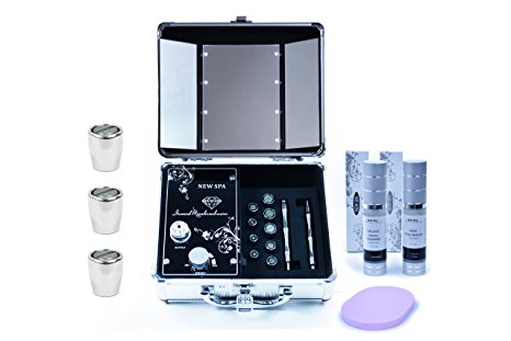 Vacuum Microdermabrasion Portable Machine NEW SPA HOME Skin Care Kit (Silver)