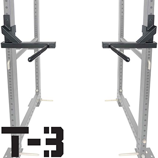Titan T-3 Series Dip Attachment Bars for 2"x3" HD Power Rack Strength Training