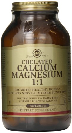 Solgar, Chelated Calcium Magnesium 1:1 240 Tablets