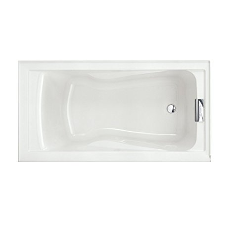 American Standard 2425V#RHO002.020 Evolution Bathtub with Integral Apron Right Hand Drain Outlet, White
