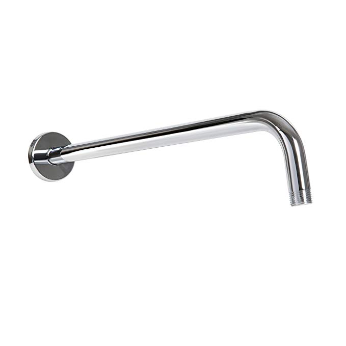 iBathUK 400mm Fixed Shower Head Arm Wall Mounted Modern Stainless Steel SA02