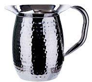 Winco WPB-3CH, 3-Quart Stainless Steel Bell Pitcher with Ice Guard,Sophisticated Carafe, Hammered