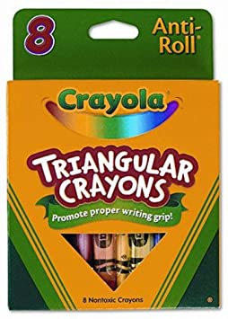 Triangular Crayons (8/Box) [Set of 3]