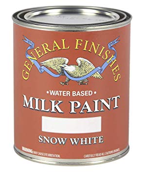 General Finishes Water Based Milk Paint Snow White Gallon