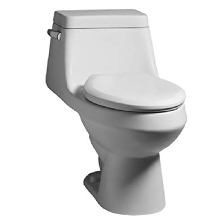 American Standard 2862.056.020 Fairfield Elongated One-Piece Toilet with Seat, White