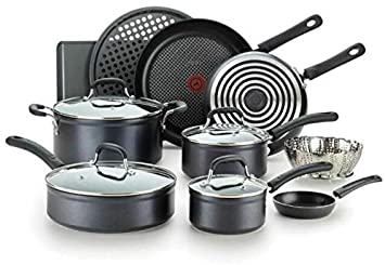 T-fal 14-Piece Forged Aluminum Non-Stick Cookware Set