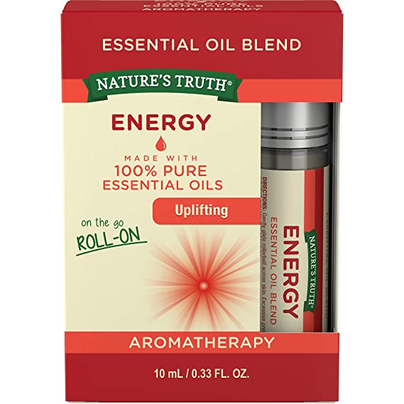 Nature's Truth Essential Oil Roll-On Blend, Energy, 0.33 Fluid Ounce