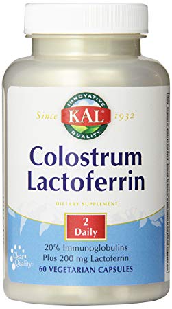 KAL Colostrum Lactoferrin Capsules, 60 Count