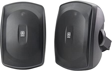 Yamaha NS AW390BL 2 Way Indoor/Outdoor Speakers (Pair, Black) (Discontinued by Manufacturer)