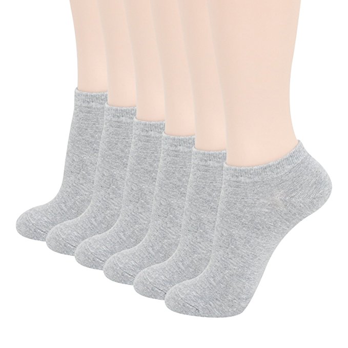 Women's Ankle Socks 6 Pairs - Best No Show Low Cut Socks By Sockspree