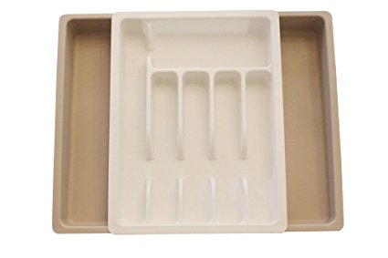 Expandable Utensil Tray Expands from 11.5 Inches to 18.8 Inches