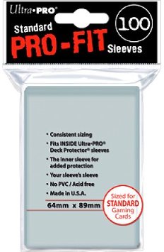 x500 ULTRA PRO Soft Card Sleeves PRO-FIT MTG Pokemon STANDARD Deck Size 5 packs of 100