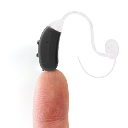 LifeEar Left Ear Hearing Amplifier Doctor and Audiologist Designed All Digital Volume Control, Graphite