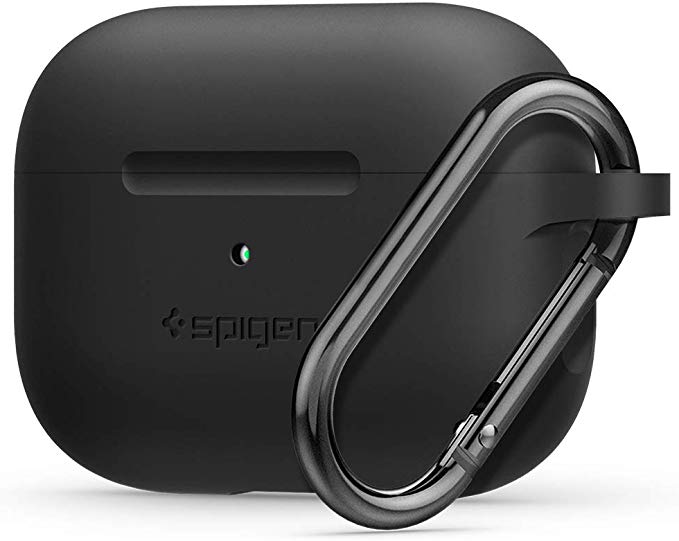 Spigen Silicone Fit Designed for Apple Airpods Pro Case (2019) - Black