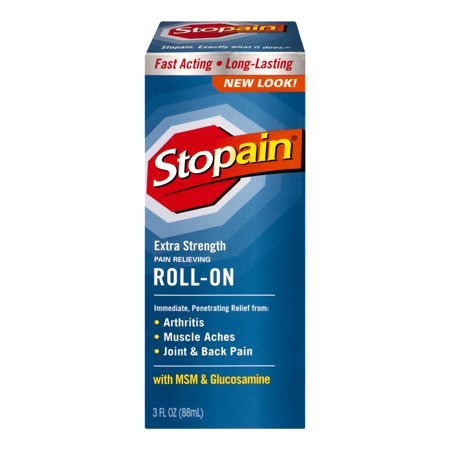 Stopain Extra Strength Pain Relief Roll-On, 3 Ounce (Pack of 2) p$oiej
