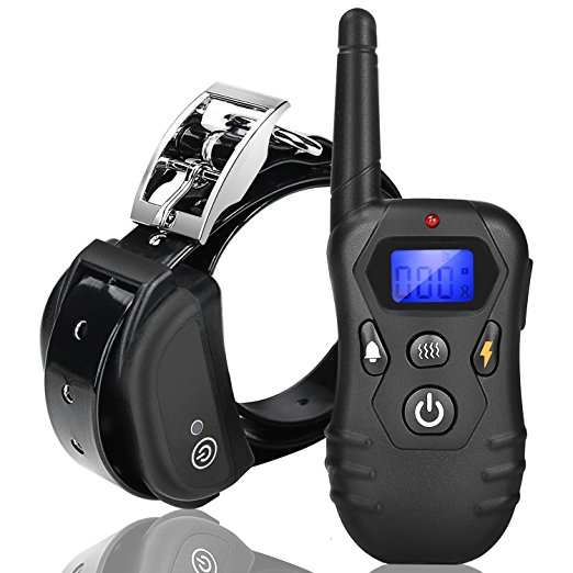 Dog Training Collar GDPet Shock Collar with Remote 330Yard Wireless Range Waterproof Dog Trainer with 3 Training Mode(Updated)
