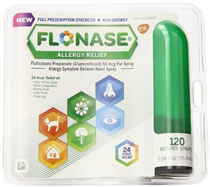 Flonase Allergy Relief Nasal Spray, 120 Count (240-count)