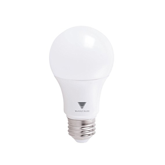 Triangle Bulbs LED Dimmable 60 Watt Equivalent Warm White A19 Light Bulbs (Warm White, 12-Pack)