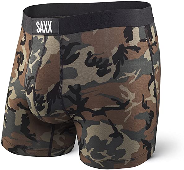 Saxx Men's Underwear – Vibe Men’s Underwear – Boxer Briefs with Built-in Ballpark Pouch Support - Core