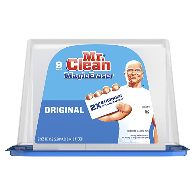 Mr Clean Mr. Clean Magic Eraser Original, Cleaning Pads with Durafoam, 9 Count