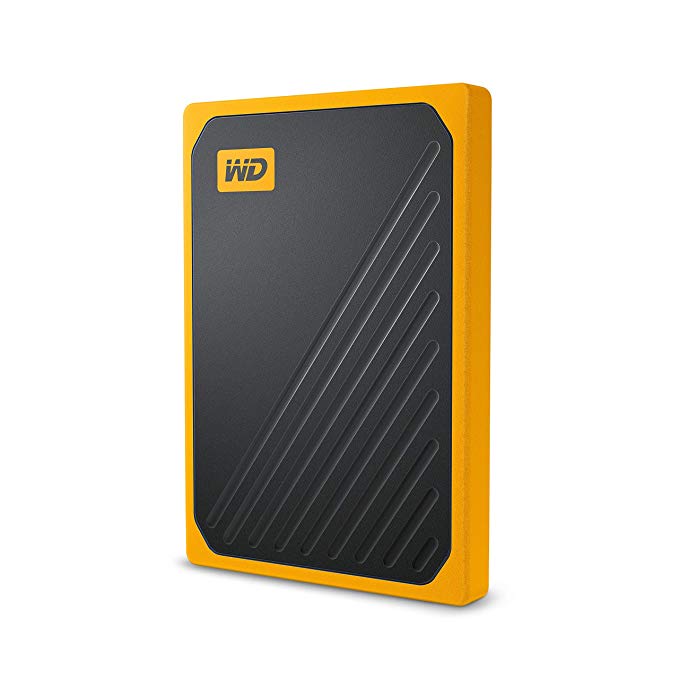 WD 1TB My Passport Go SSD Amber Portable External Storage, USB 3.0 - WDBMCG0010BYT-WESN