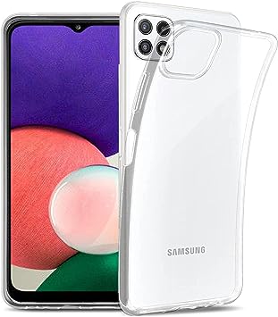 KP TECHNOLOGY Galaxy A22 5G - Clear Case Thin Transparent Silicone Gel Cover for Samsung Galaxy A22 5G