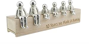 10th Anniversary Idea - 10 Years We Made A Family 100% - Choose Your Family Combination Gift (4 Children)