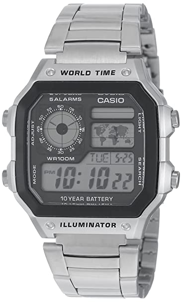 Casio Youth-Digital Black Dial Men's Watch-AE-1200WHD-1AVDF (D099)