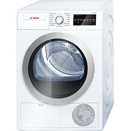 Bosch WTG86401UC 24" 500 Series Compact Condensation Dryer with 4.0 Cu. Ft. Capacity in White