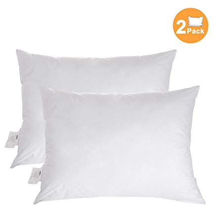 Adoric Pillows for Sleeping, 2 Pack King Size Premium Bed Pillows, Breathable Gel-Fiber Down Alternative Cooling Pillow Good for Side and Back Sleeper 20 x 36 White King